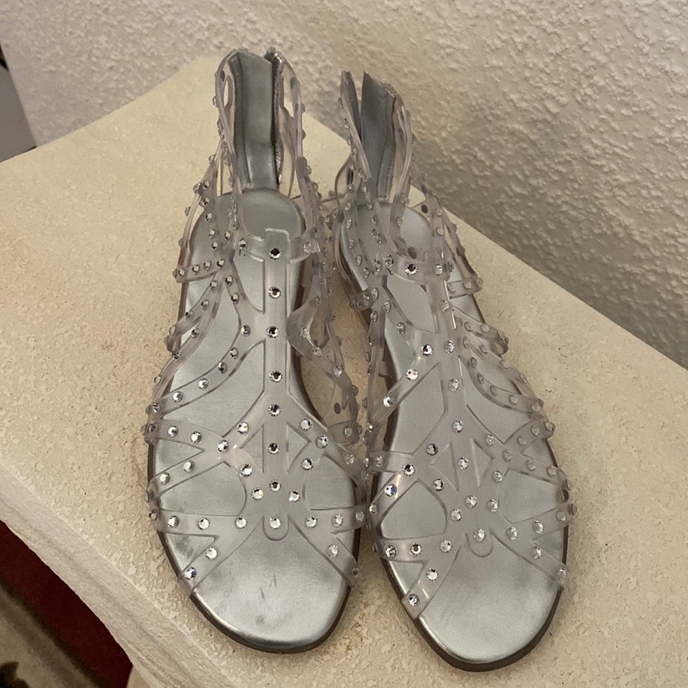 Silver / clear / Rhinestones Stuart Weitzman
